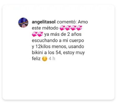 Mensaje de la comunidad Método Grez en redes sociales